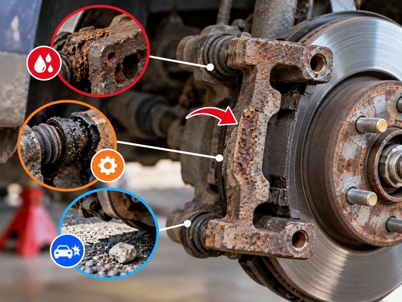 What Causes a Brake Caliper Bracket to Go Bad?
