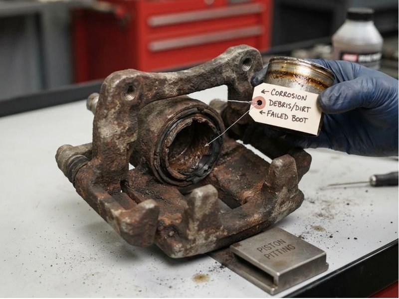 What Causes a Brake Caliper to Seize?