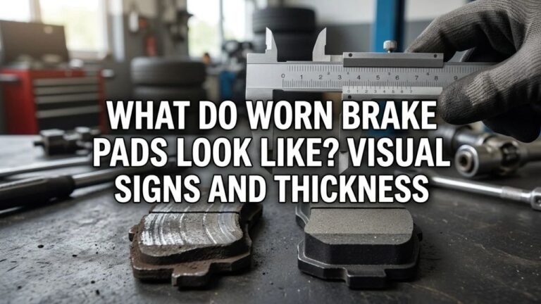What Do Worn Brake Pads Look Like? Visual Signs and Thickness