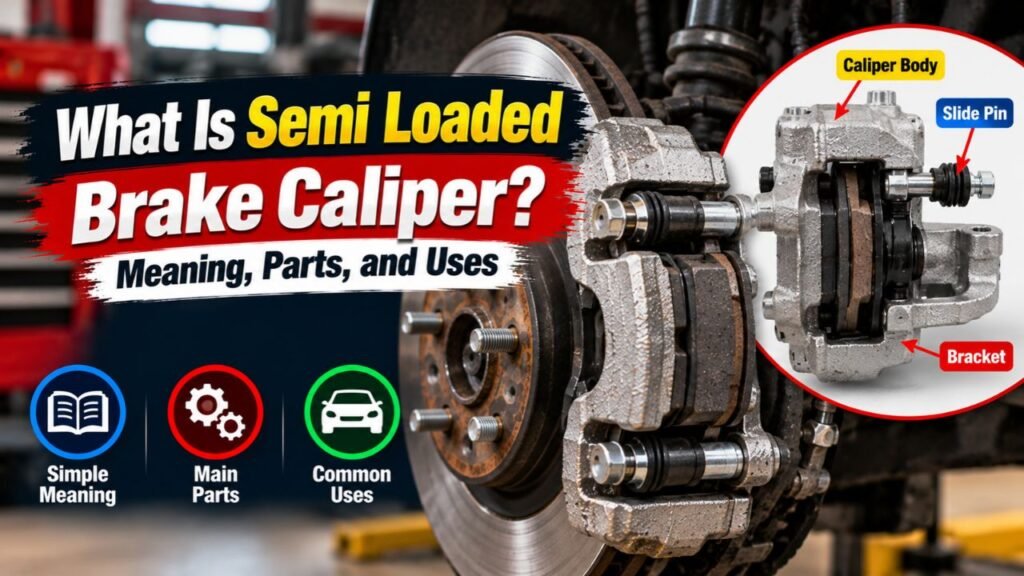 What Is Semi Loaded Brake Caliper? Meaning, Parts, and Uses
