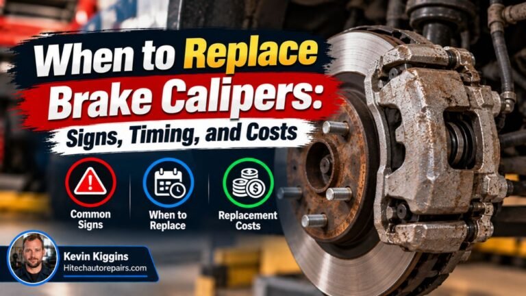 When to Replace Brake Calipers: Signs, Timing, and Costs