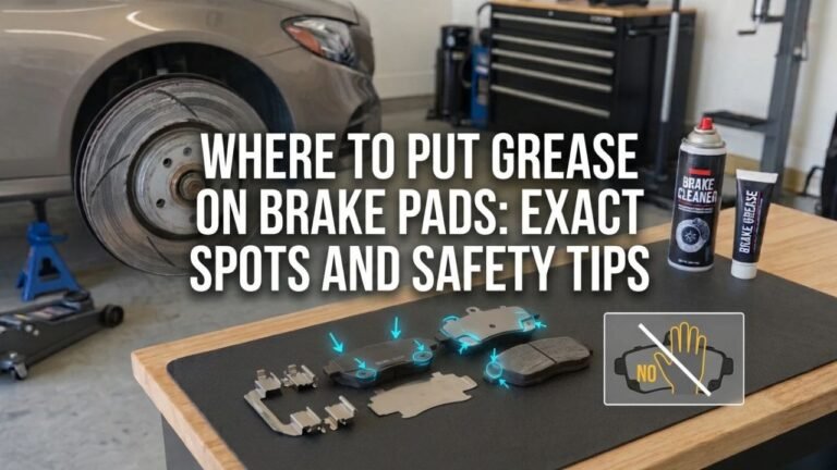 Where to Put Grease on Brake Pads: Exact Spots and Safety Tips