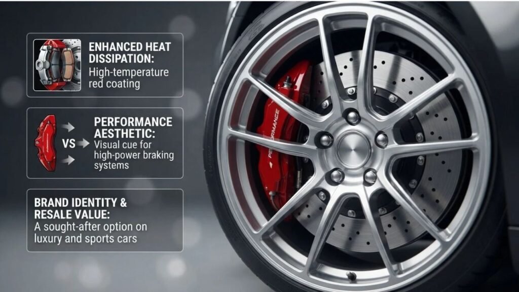 Why Are Red Brake Calipers So Popular?