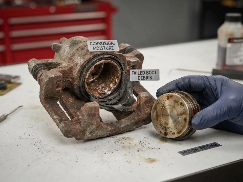 Why Does a Caliper Piston Go Bad?