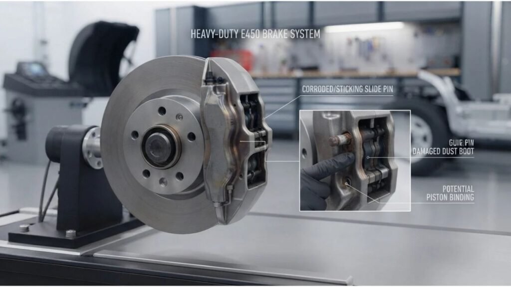 Why Ford E450 Brake Calipers Can Stick
