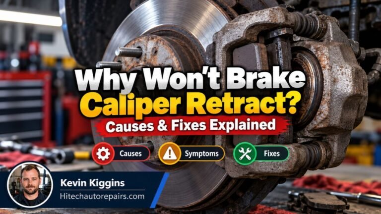Why Won’t Brake Caliper Retract? Causes and Fixes Explained